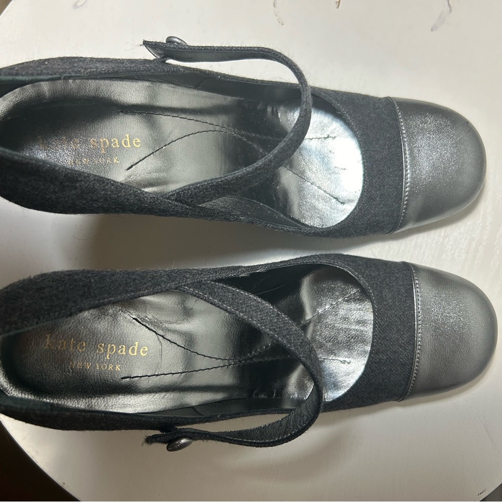 Kate Spade Women's Gray Mary Jane Shoes